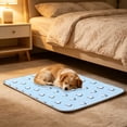thumbnail image 4 of Dmlowu Washable Dog Bed for Crate, Portable Lightweight Dog Bed for Small Medium Size Dogs Cats, Summer Cooling Mat for Car Seat Floor Sofa, 4 of 6