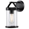 thumbnail image 1 of Westinghouse 6579600 Luminaire Mural en Verre Texturé Finition Noire Transparente, 1 of 1