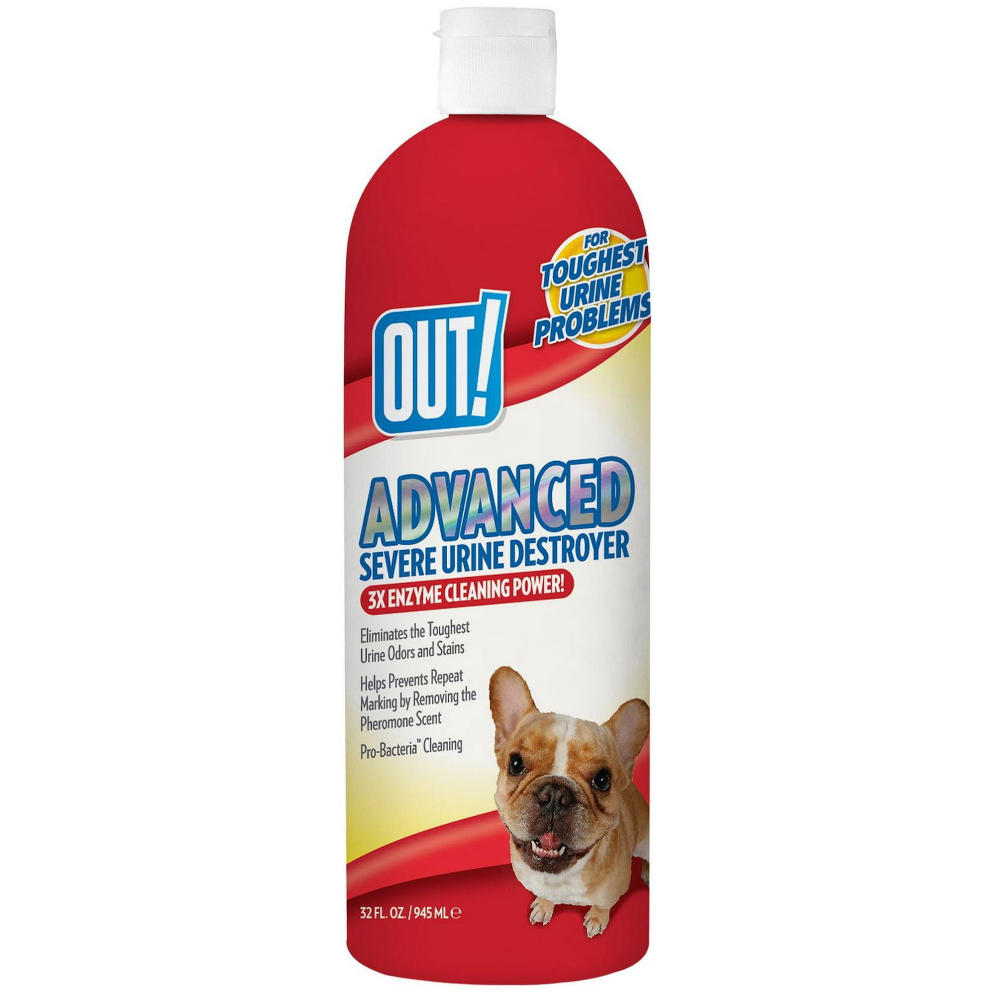 OUT! Advanced Severe Urine Destroyer Dog Cleaner, 945 mL 32 oz