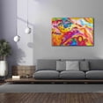 thumbnail image 4 of Epic Graffiti 'Liquid Pour Yellow' by Epic Portfolio, Giclee Canvas Wall Art, 60"x40", 4 of 8