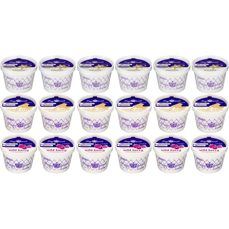 Magic Cup Classic Variety Pack Frozen Dessert, 4 oz. Cup 18-Pack (Frozen) 