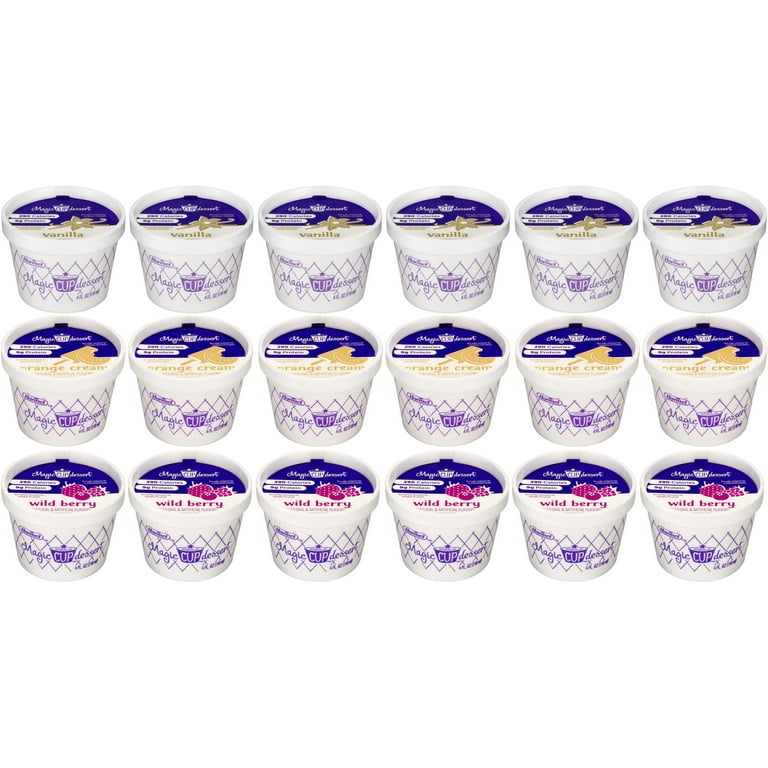 Magic Cup Fruity Variety Pack Frozen Dessert, 4 oz. Cup 18-Pack (Frozen)
