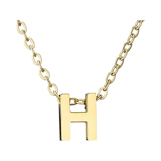 Delicado collar de oro para las mujeres lindo nombre de la letra gargantilla collares para niñas joyas
