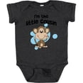 thumbnail image 3 of Inktastic I'm the Little Cousin-monkey-blu Boys Baby Bodysuit, 3 of 5