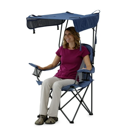 Ozark Trail Sand Island Shaded Canopy Camping Chair with Cup Holders â RV Campers For Sale