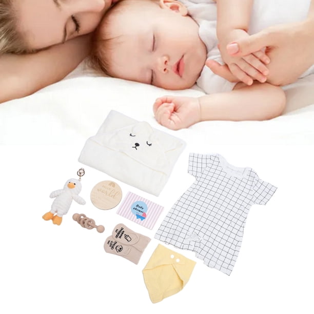Regalos De Baby Shower, Calcetines, Baberos Divertidos, Sonajero De , Juguete, Cesta De Para Recién Nacido, Todos Los Días