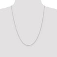 thumbnail image 6 of Auriga Fine Jewelry 14K White Gold 1 mm Singapore Chain Necklace for Women 24", 6 of 6