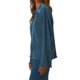 thumbnail image 4 of VISgogo, conjunto de ropa informal de 2 uds para mujer, estampado de flores/patrón abstracto, botones de solapa, camisas de manga larga, Tops con pantalones largos sueltos VISgogo  moda, 4 of 9