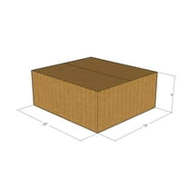 20x18x8 Kraft Brown Corrugated Shipping Boxes, 32 ECT Single-Wall, Qty 10