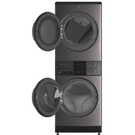 Electrolux - Laundry Tower Single Unit Front Load 4.5 Cu. Ft. Washer & 8 Cu. Ft. Electric Dryer - Titanium