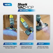 Shark VACMOP Reveal Cordless Hard Floor Cleaner, Vacuum and Spray Mop, 4 Disposable Pads, 12oz Pet Multi-surface Cleaning Solution, VM401