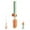 Orange Vert, variante sur Brosse Électrique en Silic pour Biberon Portable Polyvalente pour Nouveau-Nés