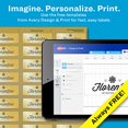 thumbnail image 2 of Avery Gold Address Labels for Inkjet Printers, 3/4" x 2-1/4", 300 Labels (8987), 2 of 6