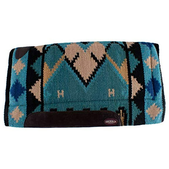 Showman 36"x34" Southwest Woven Wool Saddle Pad w/ Memory Felt Bottom