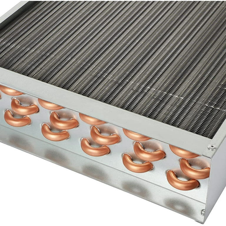 12 x 15 Heat Exchanger Water To Air , Forced Air Heating with 1 Copper  Ports Hot Water Coil for Outdoor Wood Furnaces, Residential Heating -  Walmart.com