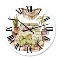 thumbnail image 2 of Designart 'Indoor House Plants Urban Jungle Iv' Traditional Wall Clock, 2 of 5