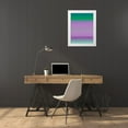 thumbnail image 3 of Grayscale 15x18 White Modern Wood Framed Museum Art Print Titled - Cool Texture Stripes III, 3 of 4
