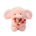 thumbnail image 2 of Rose Bouquet Elephant Plush Toy, Elephant Stuffed Animals Romantic Valentine's Day Gift, Adorable Stuffed Animal Doll, Perfect for Valentine's Day, Birthdays, and Anniversaries, 2 of 10