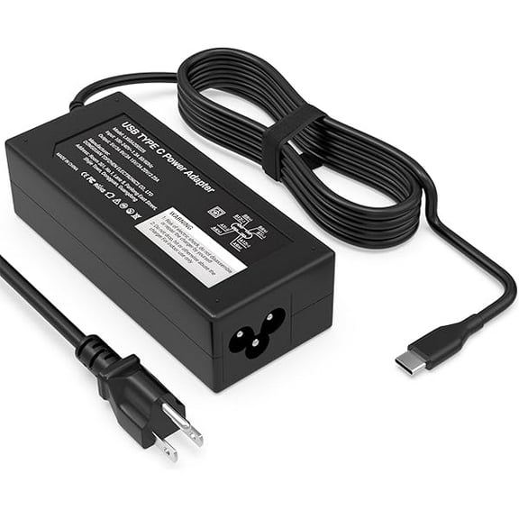 Universal Chromebook Charger-45W USB-C Power Adapter Compatible with HP Laptop Charger,Fast Charging for USB C Laptop Charger,6FT Type C Power Cord