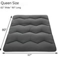 thumbnail image 2 of Japanese Futon Mattress, Twin, Full, Queen Size Foldable Japanese Style Floor Mattress Roll Up, Tatami Mat, Camping Mattress Pad, 2 of 7
