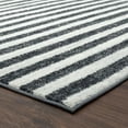 thumbnail image 4 of Luxe Weavers Moroccan Lines Area Rug Dark Gray 8x10, Easy Clean Modern Home Décor Rug, 4 of 9