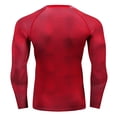 thumbnail image 1 of Jumpingount Body para hombre Punky, corsé ventilado y cómodo, medias de algodón de manga larga para correr, escalada, leotardo elástico Camisetas Rojo, rojo> XXL XXL, 1 of 6
