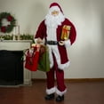 thumbnail image 3 of Northlight 72" Red and White Santa Claus with Shopping Bags Christmas Figure, 3 of 4