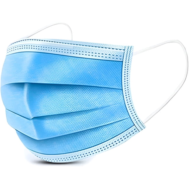 Brandtrendy 100 Cubrebocas Triple Capa Plisado con Ajuste Nasal Ajuste cómodo