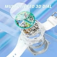 thumbnail image 3 of BOZLUN Mens Watch Skeleton Luxury Mechanical Luminous Waterproof Self-Winding Wrist Watch, 3 of 11