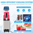 thumbnail image 5 of Ataucjin Commercial Slushy Machine 12L, One Tank 3.2 Gal Margarita Machine, 430W Frozen Drink Machine, Food-Grade PC Tanks & Stainless Steel, Ideal for Restaurants Bars Pool Parties, 5 of 7