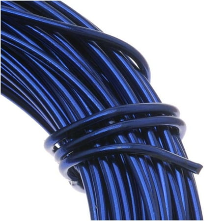 118 Wire Gauge - Aluminum Craft Wire Royal Blue 18 Gauge 39 Feet (11.8 Meters)