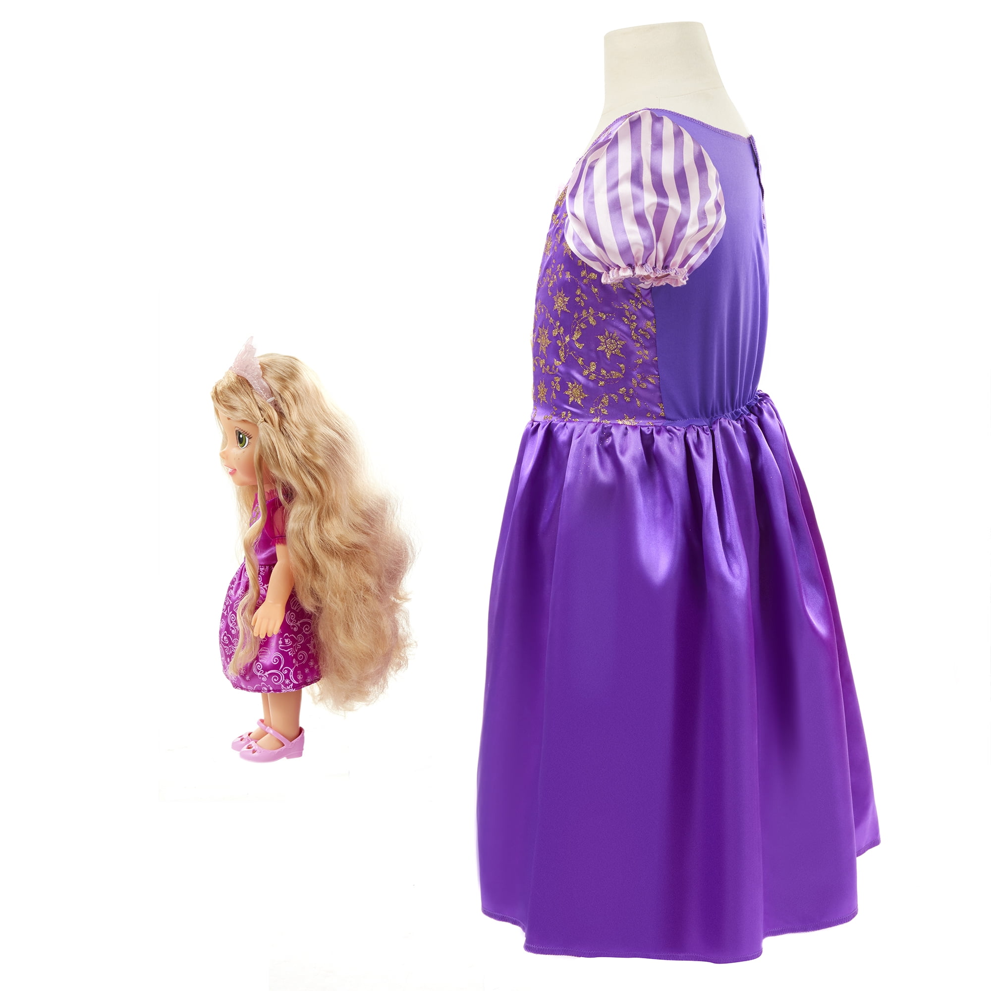 disney princess rapunzel toddler doll and dress