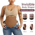 thumbnail image 5 of MISS MOLY Womens Plus Size Body Shaper Tummy Control Shapewear Shorts High Waist Seamless Thigh Slimmer US 12-22, 5 of 6