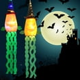 thumbnail image 2 of Gostoto Halloween String Lights Horror Ghost Clothes Wizard Hat Bat Pumpkin Skeleton Decor Halloween Light Party Supplies, 2 of 3