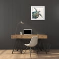 thumbnail image 3 of Robinson, Carol 26x26 White Modern Wood Framed Museum Art Print Titled - Neutral Sea Turtle I, 3 of 4
