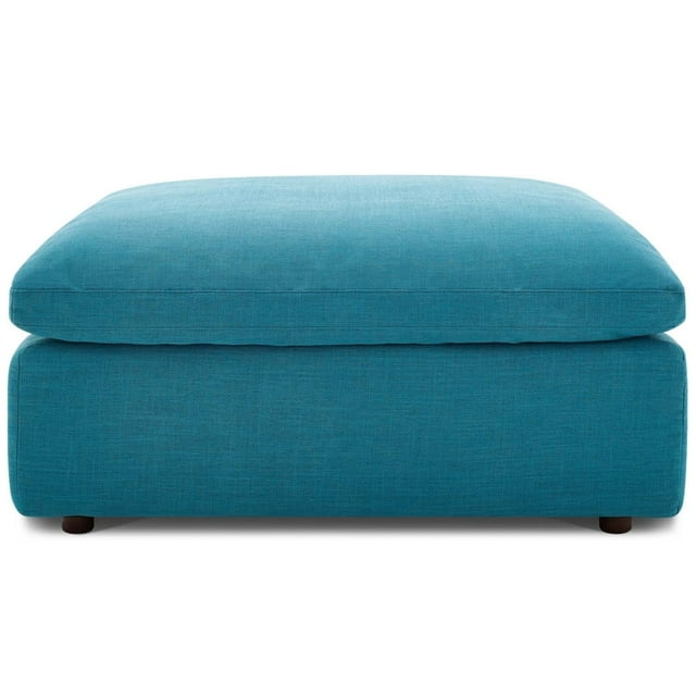 Modway Commix Pouf Surrempli Garni de Duvet, Turquoise