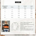 thumbnail image 5 of BESTSPR Fall Sweaters for Women 2023 Long Sleeve Color Block Striped Sweaters Casual Crew Neck Knitted Tops Pullover Jumper Drawstring, 5 of 5