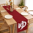 thumbnail image 3 of Japanese Style Table Runner - 72 Inch Long, Kitchen Dining Table Runner Dresser Scarves, Vintage Minimalist ArtRed Farmhouse Decor for Coffee Tables Wedding Party Banquet, 3 of 8
