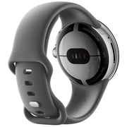 Google Pixel Watch (1st Gen) GWT9R (LTE + Wi-Fi) Silver Case/Charcoal Band 41mm