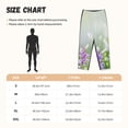 thumbnail image 4 of Lsque Purple Butterfly On Wild Print Women's Pajama Pants, Lounge Pant - Comfortable Home Wear,Elastic Waistband, Stylish Design-XX-Large, 4 of 9