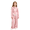 Pink, variant on LNMQLPDBS Toddler Girls Curved Hem Sweatsuit Set Kids Relaxed Wide Leg Outfit Teen Casual 2 Piece Activewear Tween Layered Zip Up Hoodie and Pants for School Daily Wear