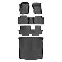 SMARTLINER 4 Rows Custom Fit Floor Liners Compatible with 2014 - 2020 Mitsubishi Outlander (Gasoline)