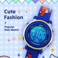 thumbnail image 6 of A ALPS Kids Watches 3D Cartoon Wristwatch for Girls Boys Digital Waterproof Wristwatch with 7 Color Lights Birthday Christmas Gift for Kids Ages 3-12, 6 of 7