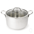 thumbnail image 3 of CoreClad 8-Quart Tri-Ply Stainless Steel Stock Pot, Induction Ready, 3 of 11