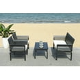 thumbnail image 2 of Safavieh Carson Outdoor Contemporary 4 Piece Living Set with Cushion, 2 of 12