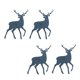 thumbnail image 2 of Inteprter 4 Uds. Cubiertos de Navidad para mesa, cuchara, soporte para cubiertos, de tela para Festival, cubiertos de bolsillo, suministros para el Kits de decoración para fiestas Gris oscuro Inteprter HA069002-01, 2 of 6
