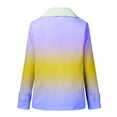 thumbnail image 4 of Fashion Winter Warm Jackets for Womens Plus Size Zip Up Composite Plush Button Lapels Jacket Outwear Coat, 4 of 5