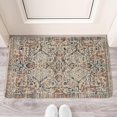 thumbnail image 2 of Boho Light Brown Vintage Country Patterned Carpet Welcome Door Mat Decorative Doormat Farmhouse Low-Profile Floor Rug Switch Mat for Home Indoor Outdoor Decorations 17 X 30 Inch, 2 of 6
