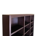 thumbnail image 6 of Bowery Hill 84" Tall 18-Shelf Triple Wide Wood Bookcase in Chocolate Espresso, 6 of 10