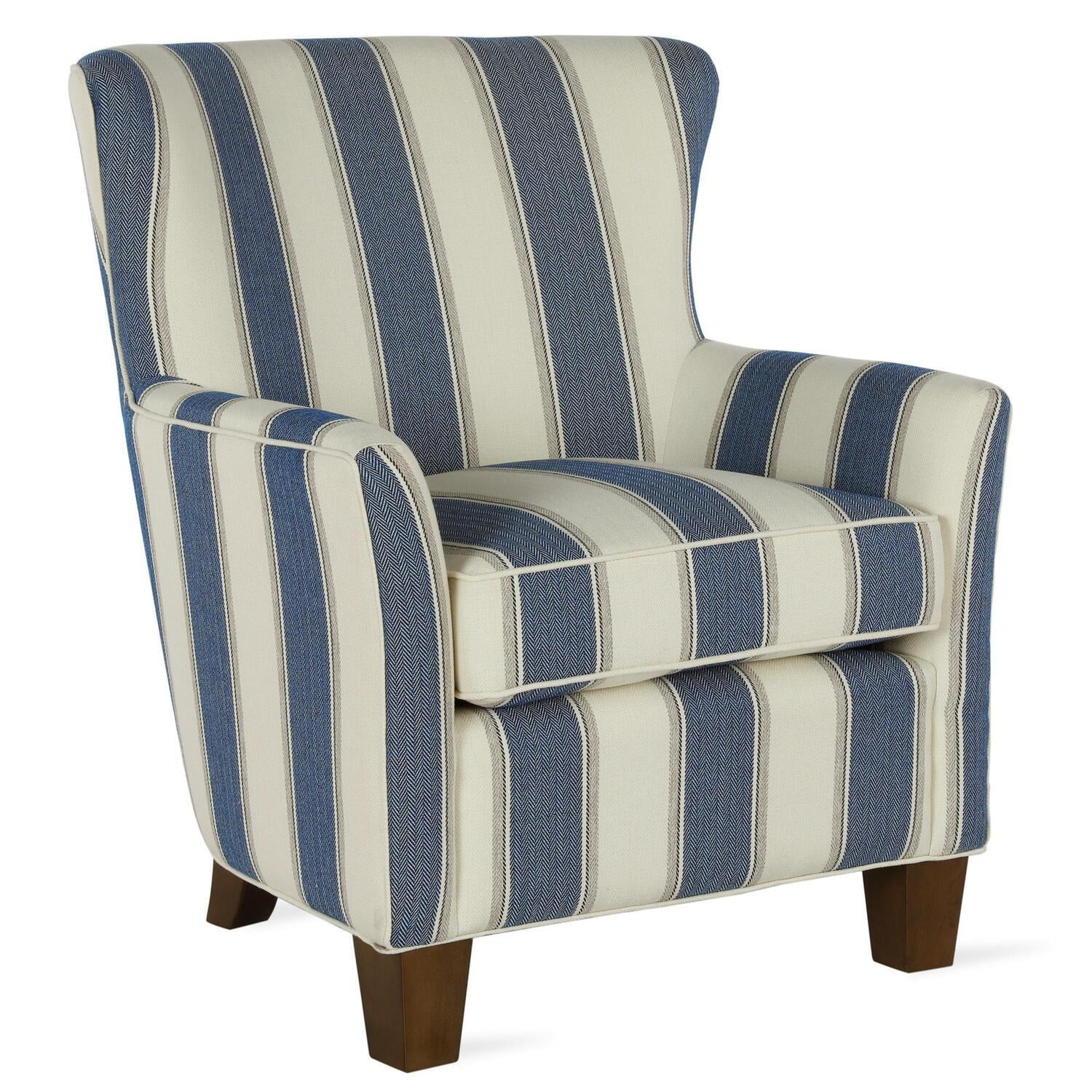 Better Homes & Gardens Grayson Accent Chair, Blue Stripe